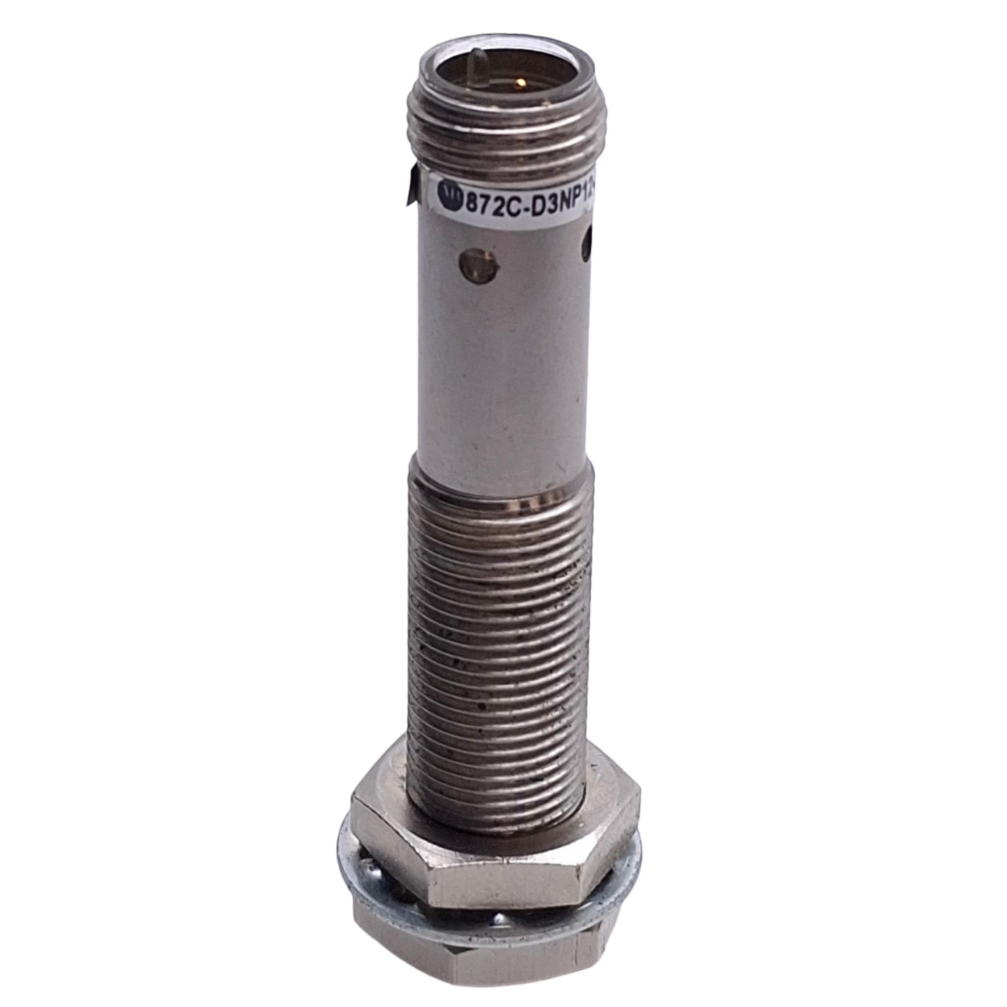 Used Allen Bradley 872C-D3NP12-D4 Inductive Proximity Sensor, 3mm, 10-30VDC, M12
