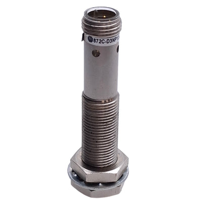 Used Allen Bradley 872C-D3NP12-D4 Inductive Proximity Sensor, 3mm, 10-30VDC, M12
