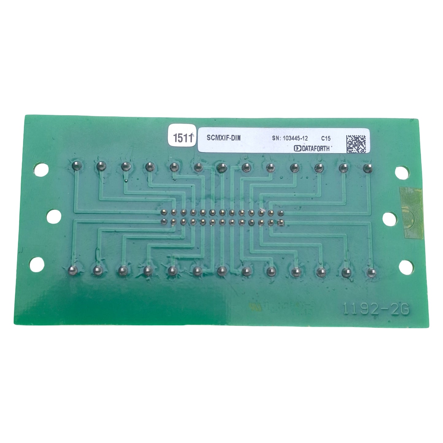 Used Dataforth SCMXIF Universal Interface Board 26-Pin Connector, 26 Screw Terminals