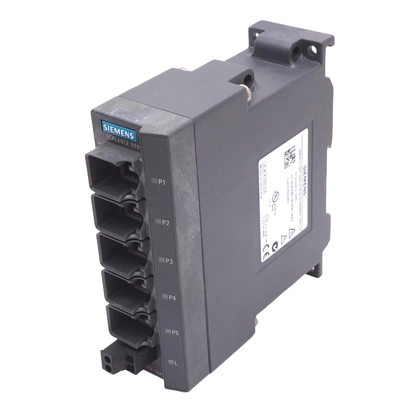 Used Siemens 005-0BA00-1AA3 SCALANCE X005 SIMATIC Ethernet Switch, 5-Port, 24VDC