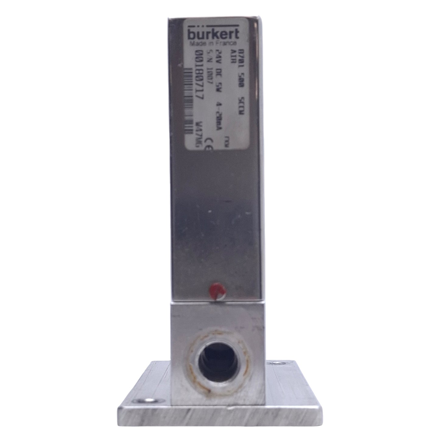 Used Burkert 8701 Mass Flow Meter For Gases, 10bar Max, 24VDC, D-Sub 15-Pin, G 1/4