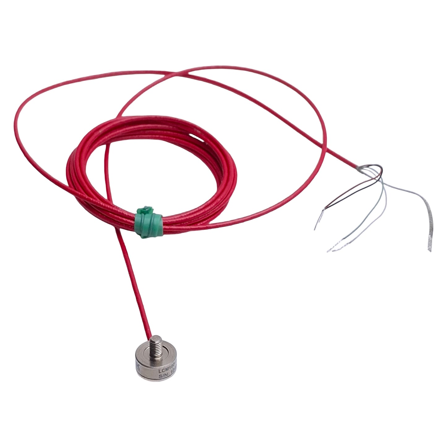 New Futek LCM100 Miniature In Line Load Cell 1000g Capacity 10VAC/DC, 1mV/V, 2x M3