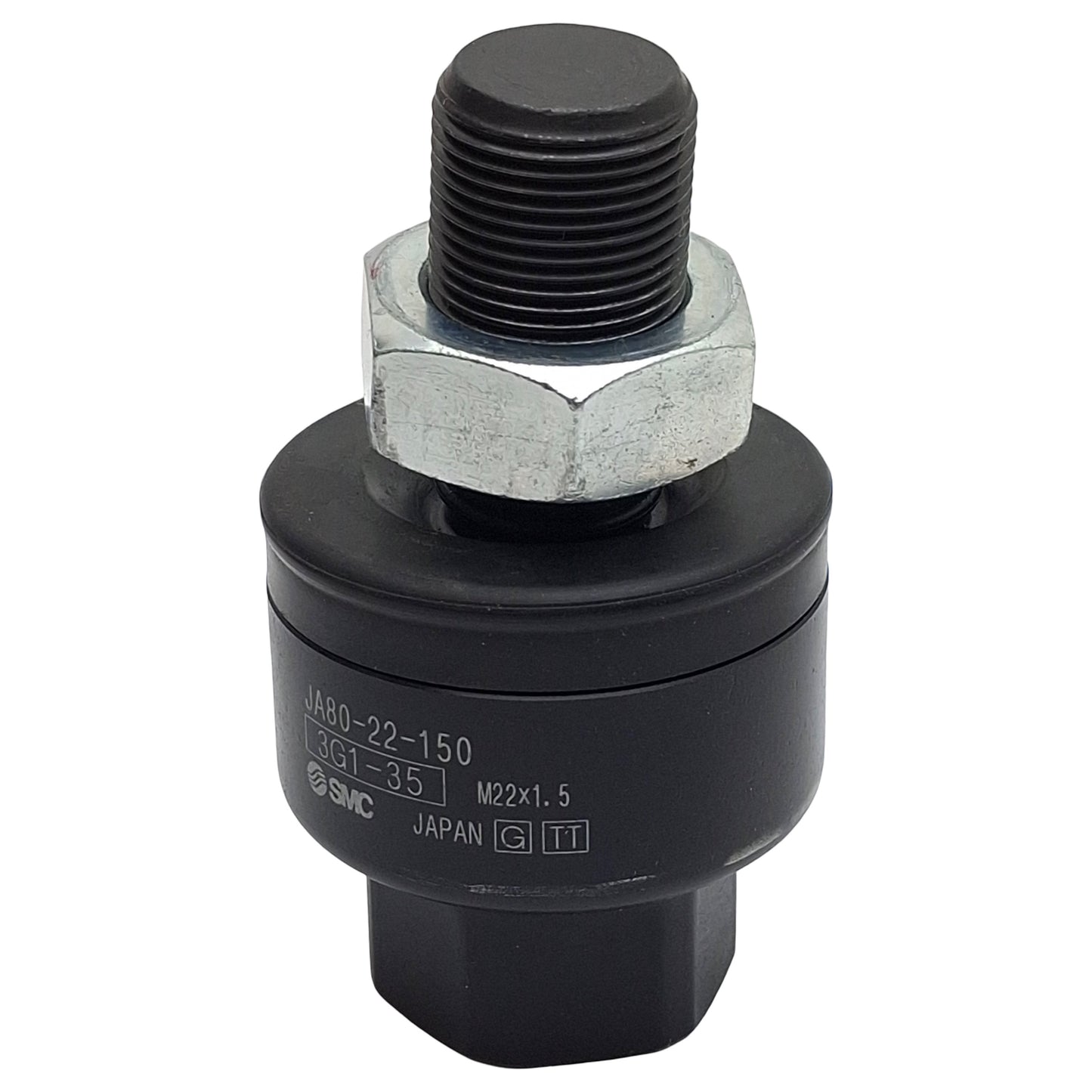 Used SMC JA80-22-150 Floating Joint Alignment Coupler, M22 x 1.5, ø80mm Bore, 1.0MPa