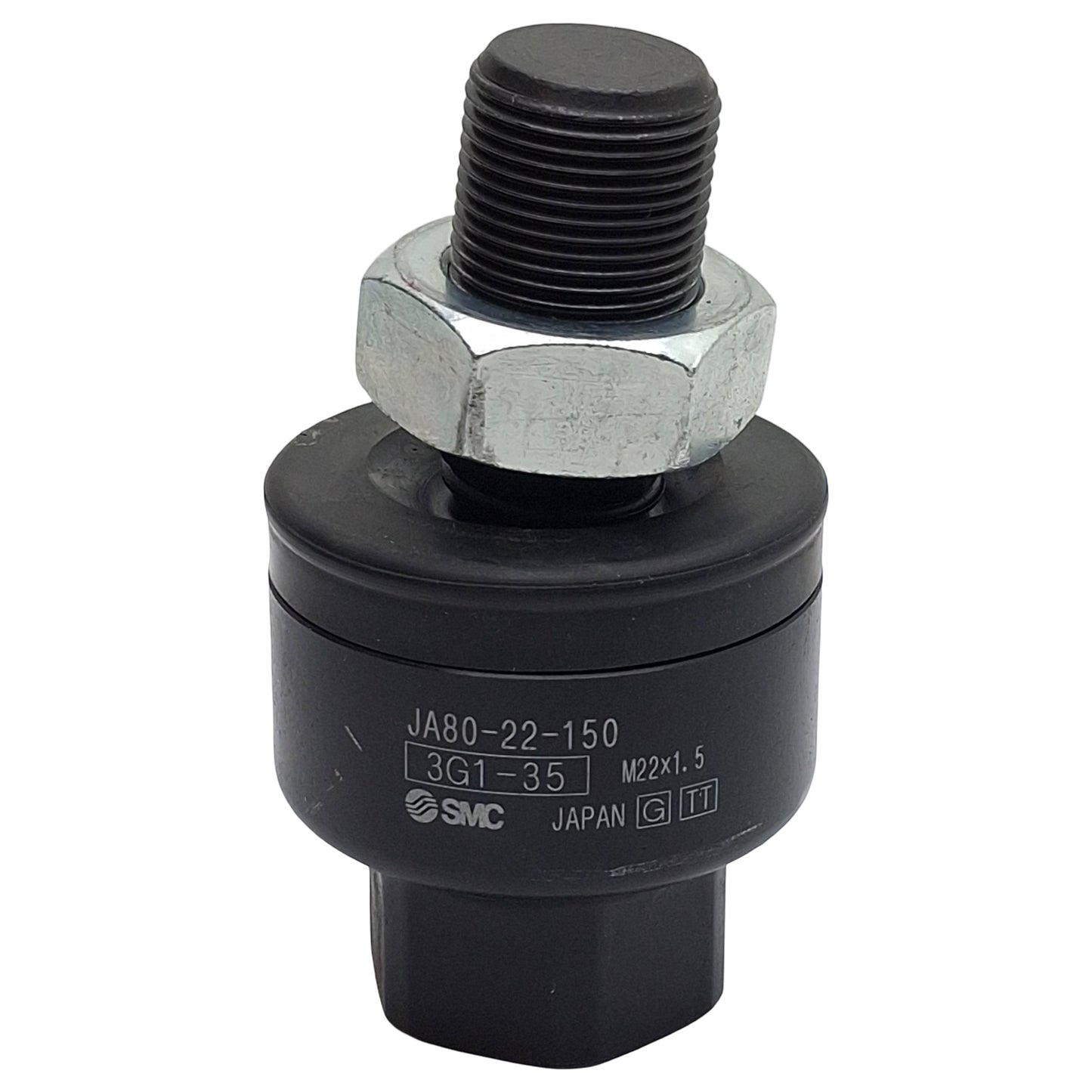 Used SMC JA80-22-150 Floating Joint Alignment Coupler, M22 x 1.5, ø80mm Bore, 1.0MPa