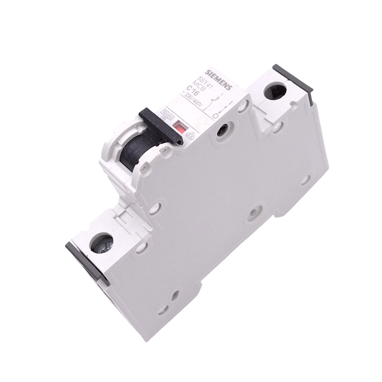 Used Siemens 5SY4116-7 Circuit Breaker, 1-Pole 16A, 230/400VAC Max, DIN Rail