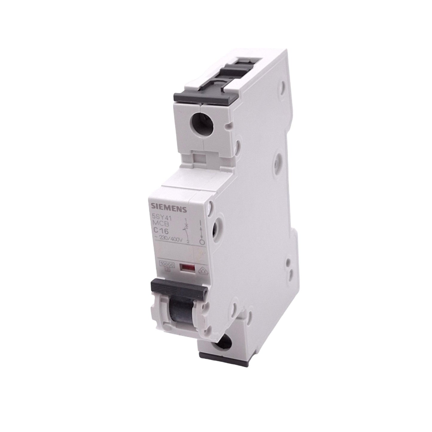 Used Siemens 5SY4116-7 Circuit Breaker, 1-Pole 16A, 230/400VAC Max, DIN Rail