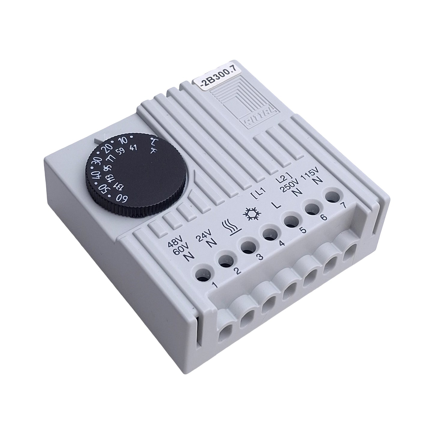 Used Rittal SK3110 Enclosure Internal Thermostat, 5-60°C Set, 24-230VAC/24-60VDC
