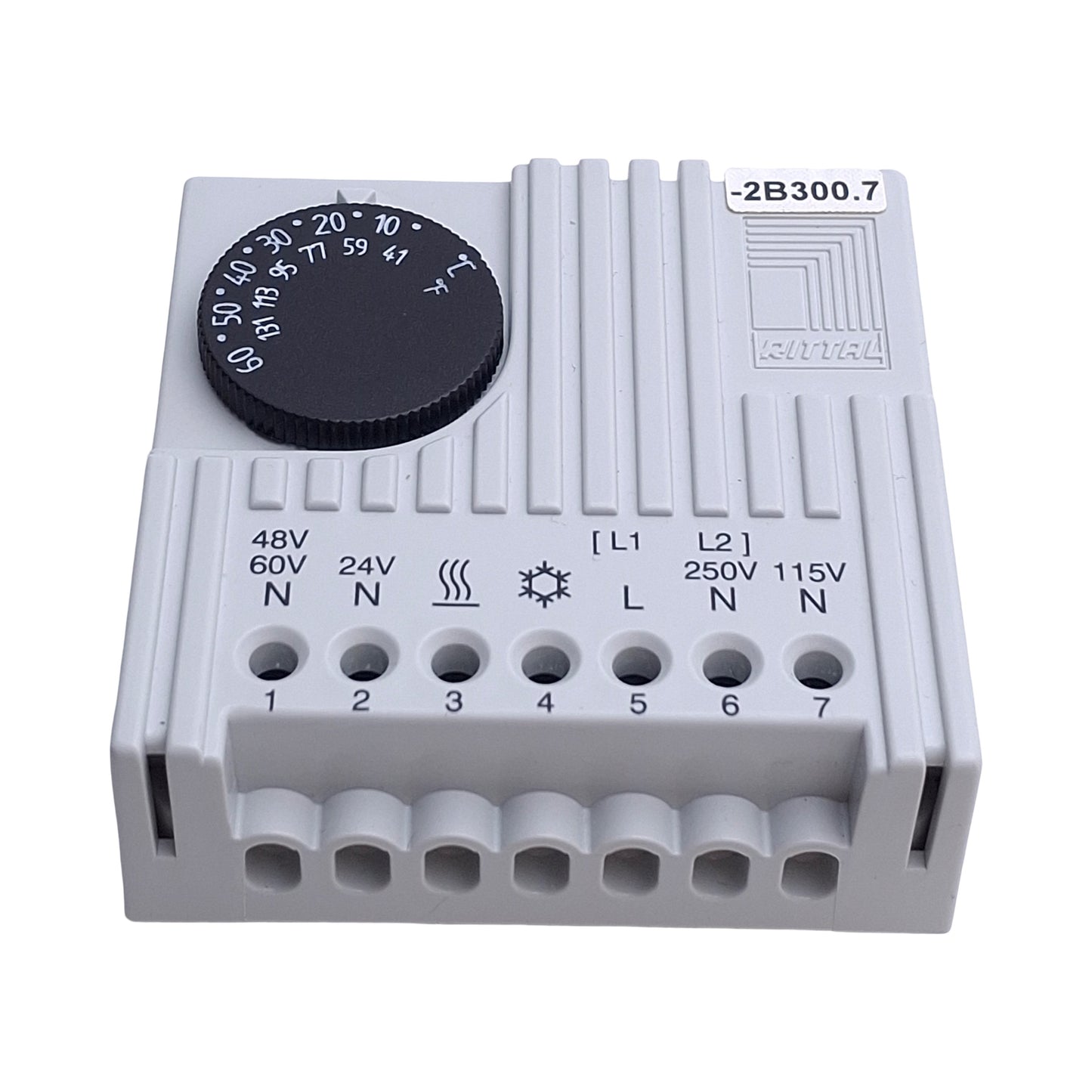Used Rittal SK3110 Enclosure Internal Thermostat, 5-60°C Set, 24-230VAC/24-60VDC