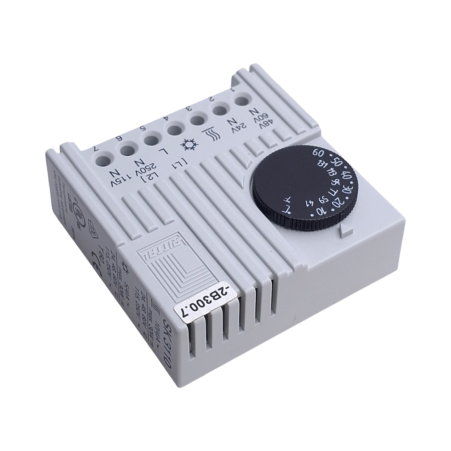 Used Rittal SK3110 Enclosure Internal Thermostat, 5-60°C Set, 24-230VAC/24-60VDC