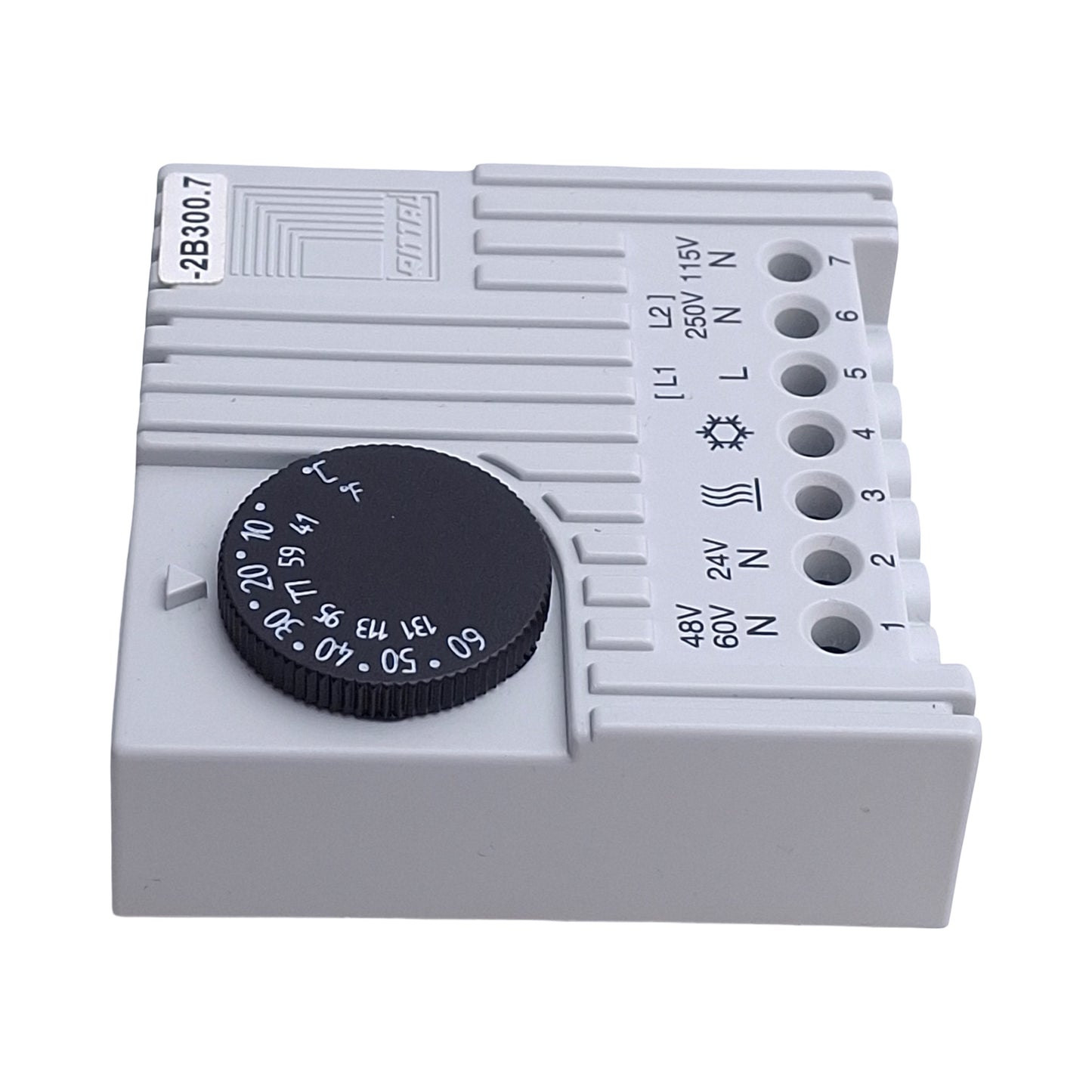 Used Rittal SK3110 Enclosure Internal Thermostat, 5-60°C Set, 24-230VAC/24-60VDC