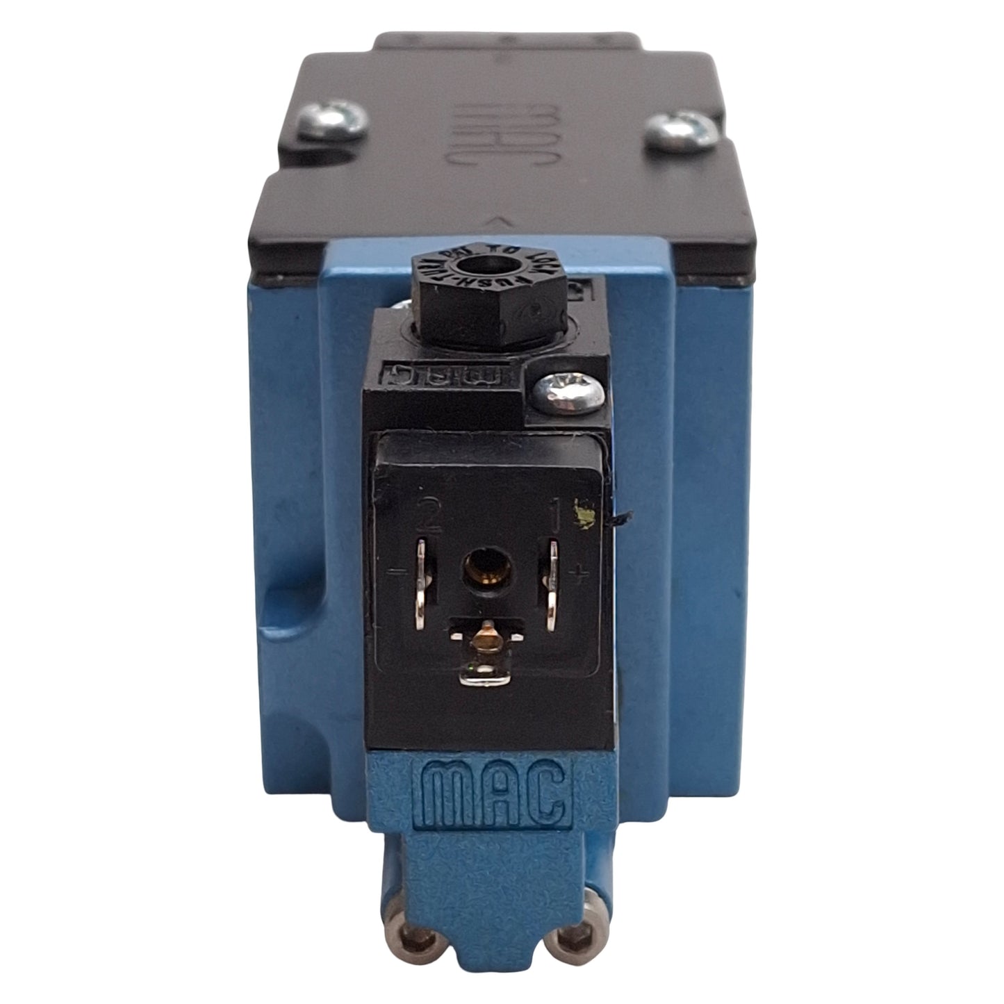 Used Mac 82A-AB-000-TM-DAJ-2KD Solenoid Valve, 4/2-Way, 25-150psi, 24VDC Coil