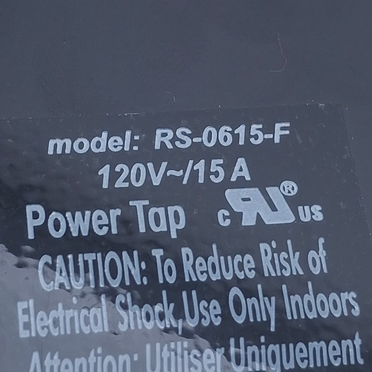 Used Tripp Lite RS-0615-F Network Server Power Strip 6-Outlet, 120VAC, NEMA 5-15R