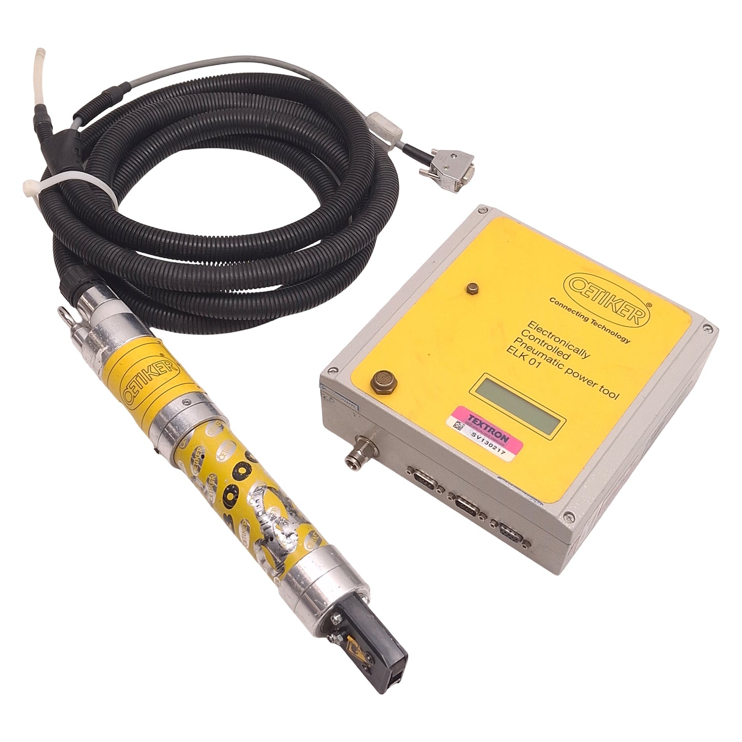 Used Oetiker ELK 01 Electronically Controlled Pneumatic Controller w/ HO 3000 Pincer