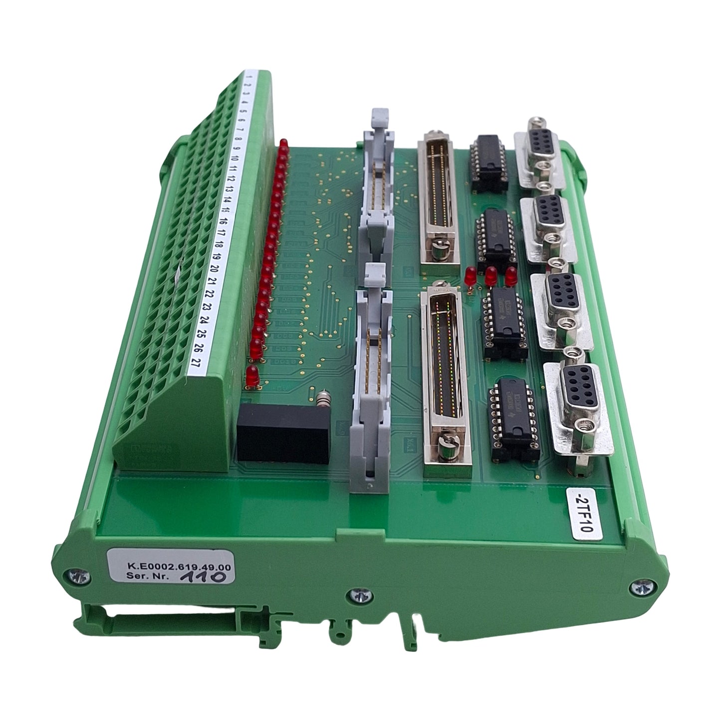 Used ThyssenKrupp K.E0002.619.49.00 PLC Processor / Peripheral Terminal Board Assy