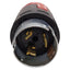 Used Cooper CS8165 Twist-Lock Male Plug, 3-Pole, 4-Wire Grounding, 3Ø 480VAC 50A