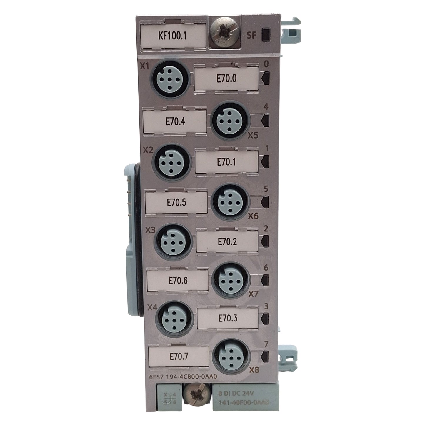 Used Siemens 6ES7 194-4CB00-0AA0 SIMATIC DP ET 200 PRO I/O Module, 8x M12 5-Pin 24VDC