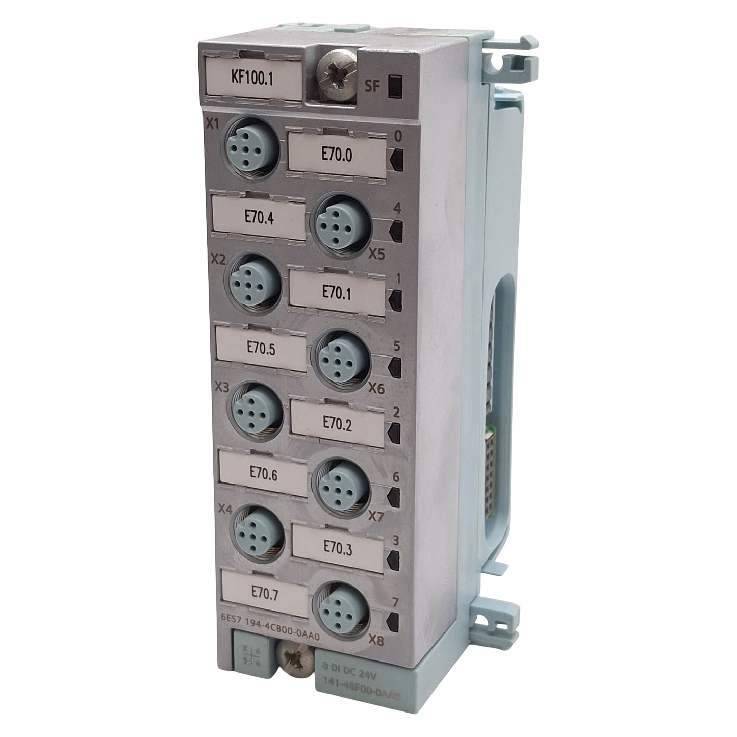 Used Siemens 6ES7 194-4CB00-0AA0 SIMATIC DP ET 200 PRO I/O Module, 8x M12 5-Pin 24VDC