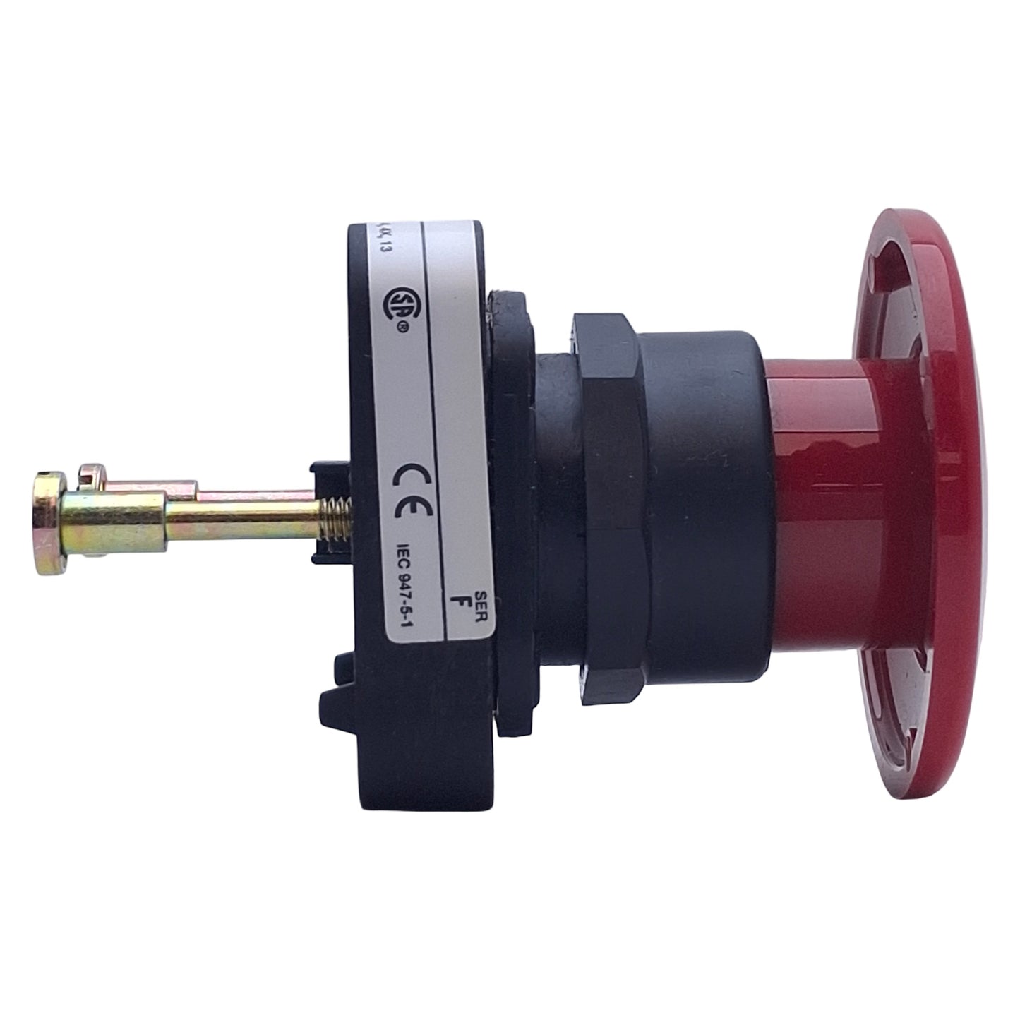 New – Open box Allen Bradley 800H-DR Jumbo Red Mushroom Momentary Pushbutton Switch 600V 10A