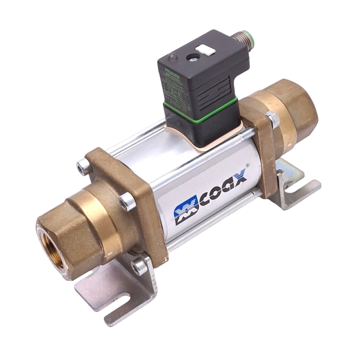 Used Muller Coax MK 10 NC Coaxial Solenoid Valve, 2/2-Way NC, 0-16bar, G 1/2, 24VDC