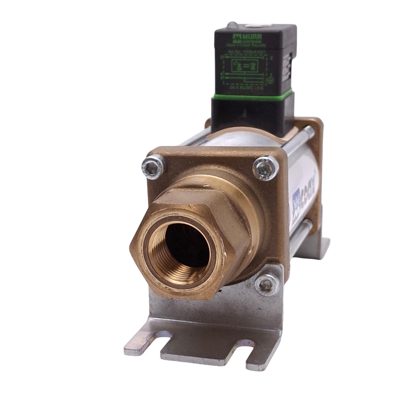 Used Muller Coax MK 10 NC Coaxial Solenoid Valve, 2/2-Way NC, 0-16bar, G 1/2, 24VDC