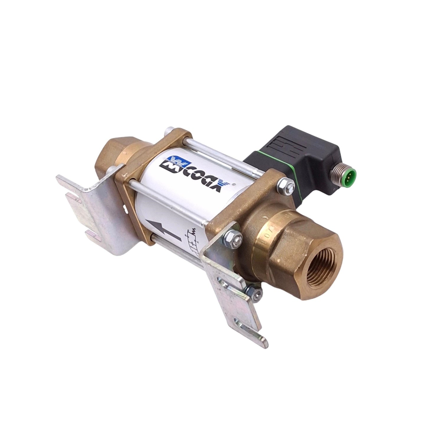 Used Muller Coax MK 10 NC Coaxial Solenoid Valve, 2/2-Way NC, 0-16bar, G 1/2, 24VDC