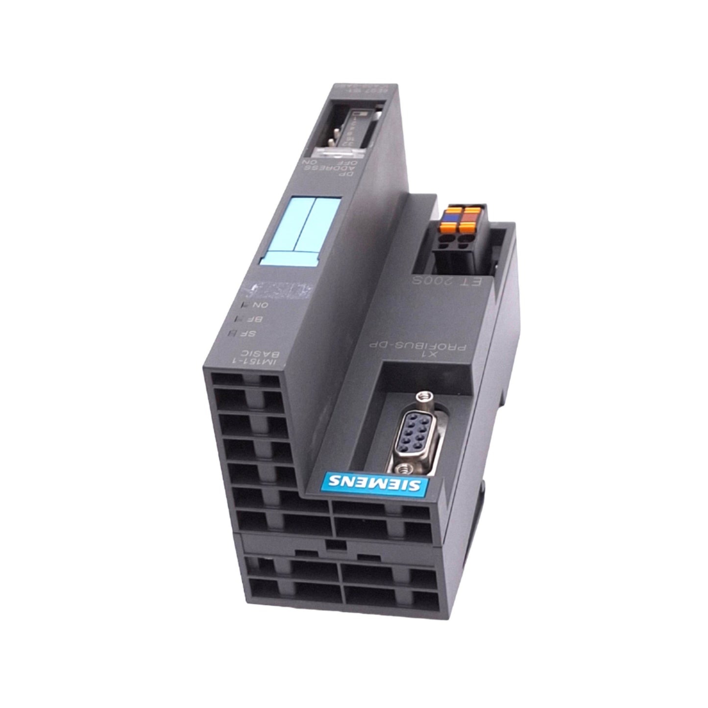 Used Siemens 6ES7151-1CA00-0AB0 SIMATIC S7 PROFIBUS-DP Interface Module, RS485, 24VDC