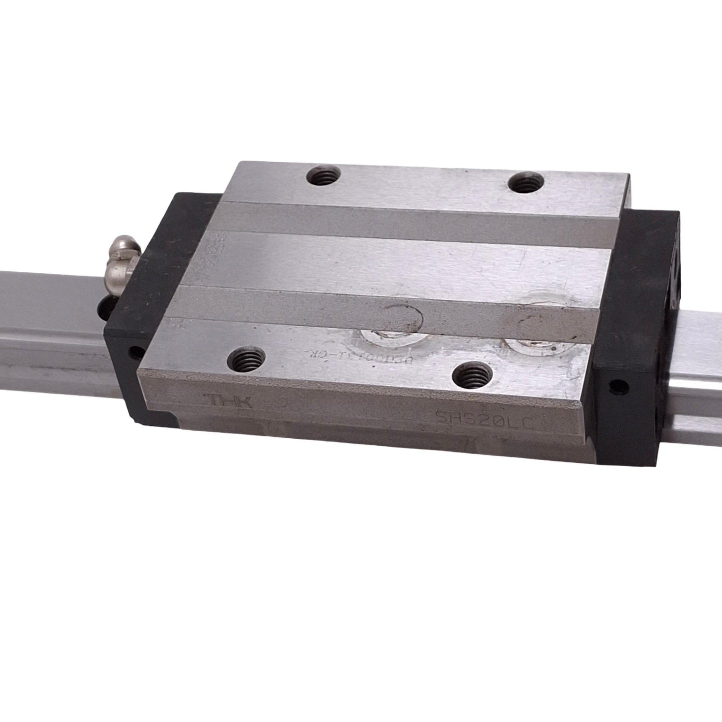 Used THK SHS20LC Linear Motion Guide Block w/ 20x820mm Rail, M6, 38.4kN Max