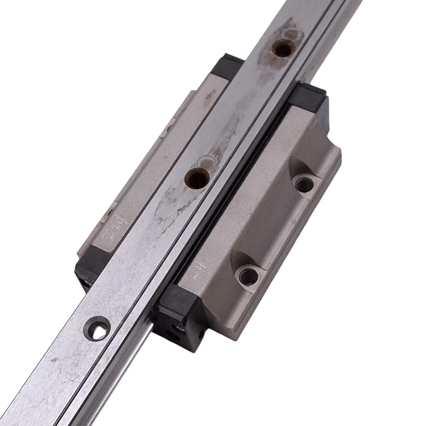 Used THK SHS20LC Linear Motion Guide Block w/ 20x820mm Rail, M6, 38.4kN Max