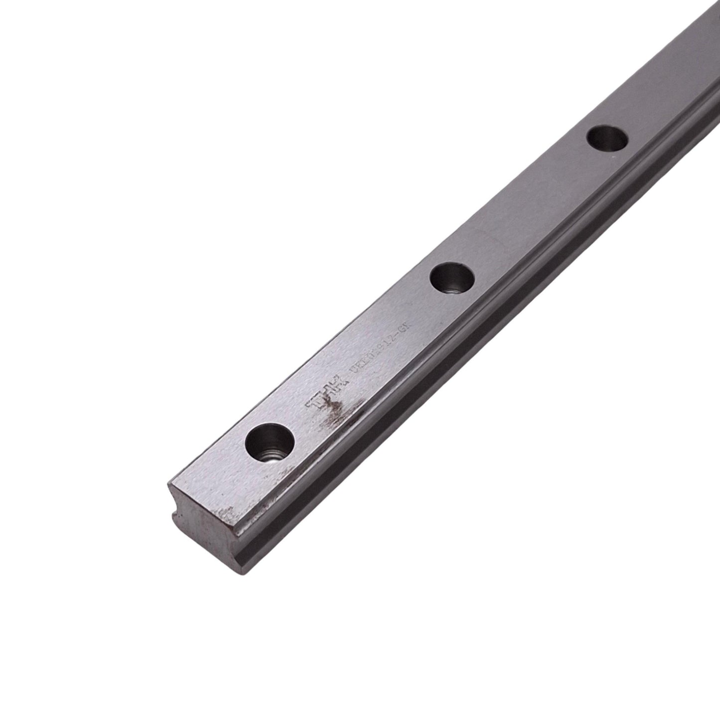 Used THK SHS20LC Linear Motion Guide Block w/ 20x820mm Rail, M6, 38.4kN Max