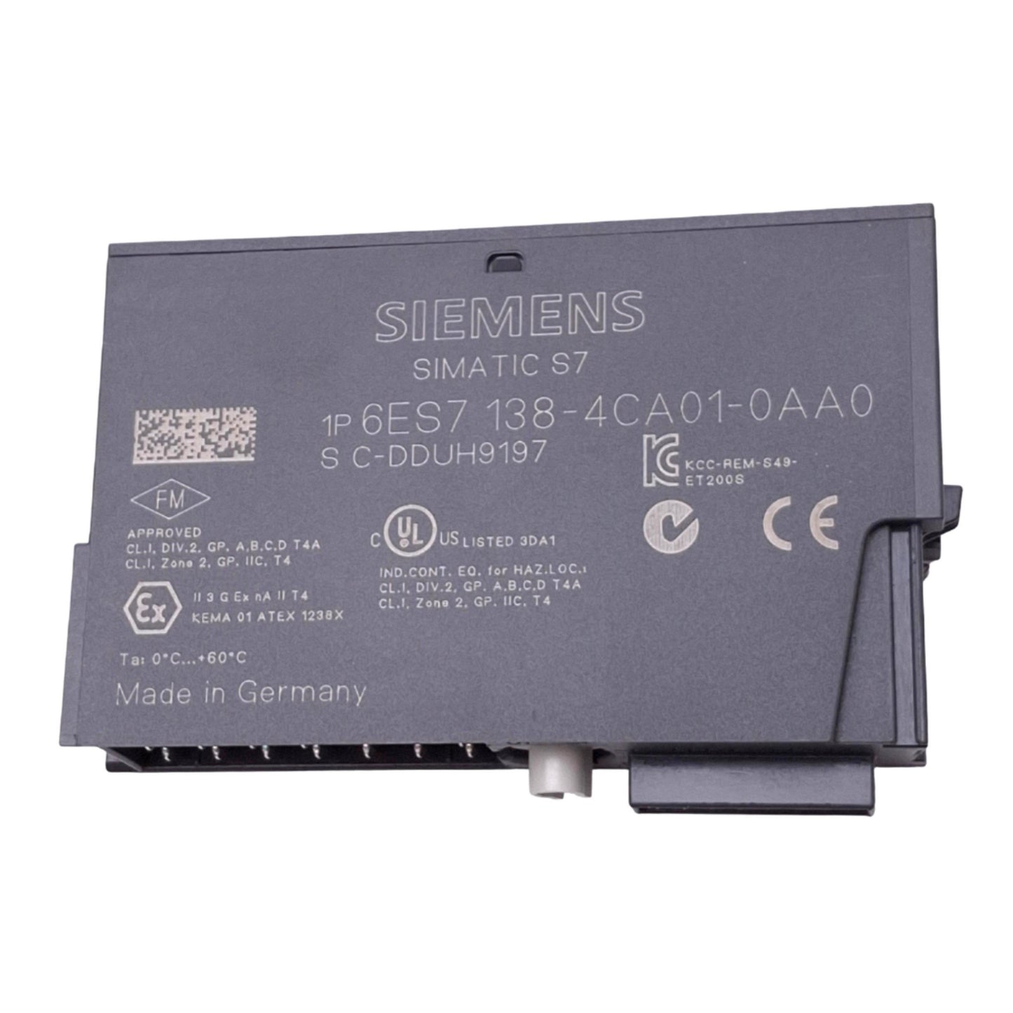 Used Siemens 6ES7138-4CA01-0AA0 SIMATIC S7 Power Module for ET200S I/O System, 24VDC