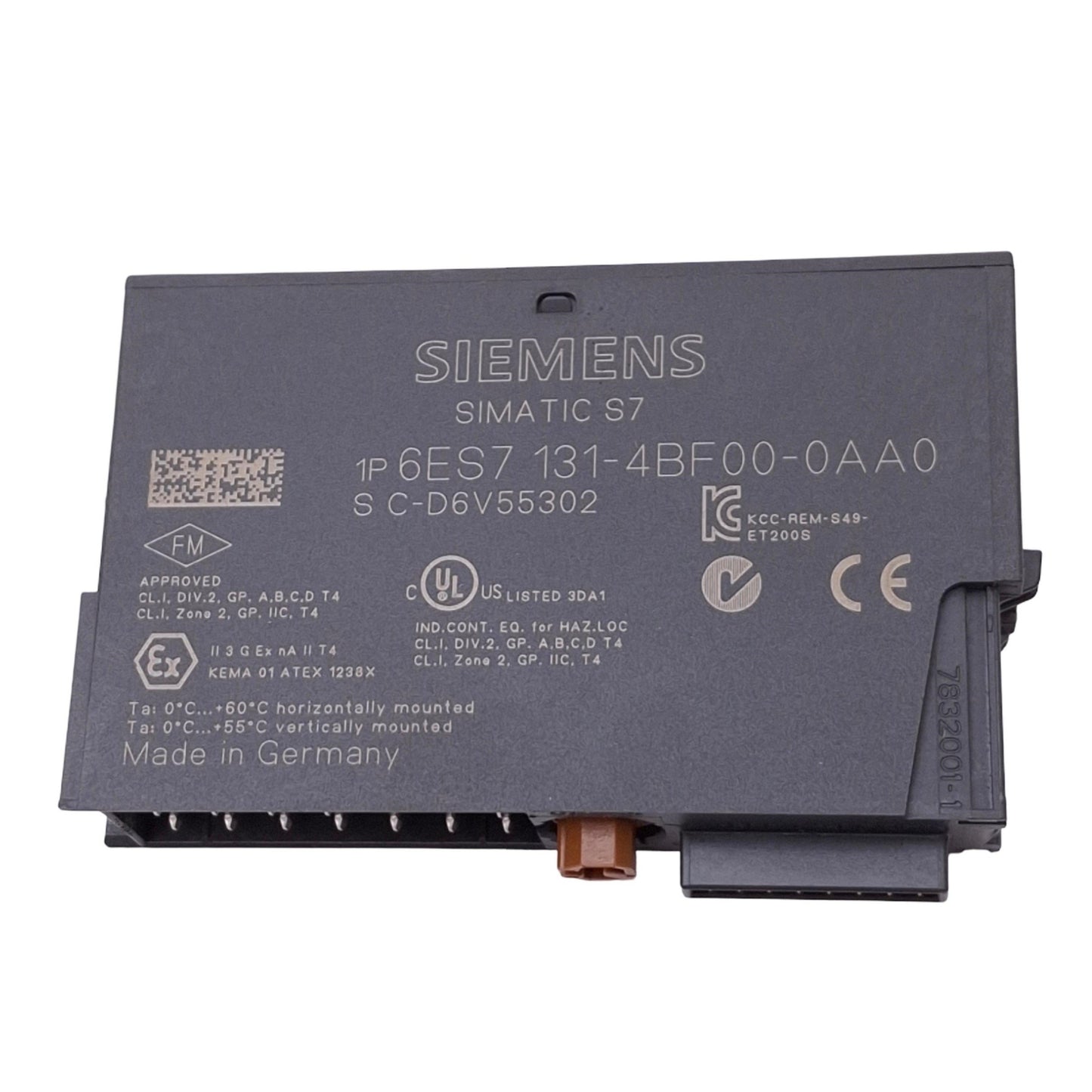 Used Siemens 6ES7131-4BF00-0AA0 SIMATIC S7 Digital Input Module, 8-Channel, 24VDC