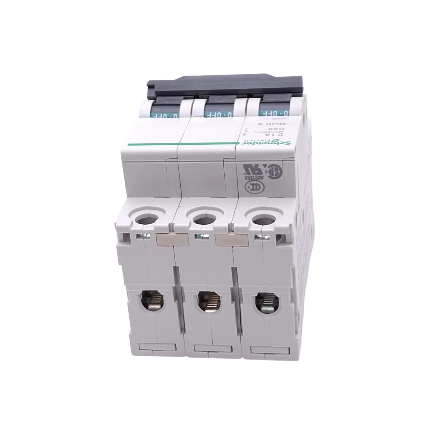 New – Open box Schneider Electric 24532 Multi9 Circuit Breaker, 3-Pole 1A, 480Y/277VAC Max
