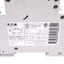 Used Eaton WMZT1C10 Circuit Breaker, 1-Pole, 10A, 48VDC 277VAC Max, DIN Rail