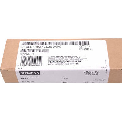 New Siemens 6ES7193-4CD30-0AA0 SIMATIC DP Terminal Module for ET200S I/O System