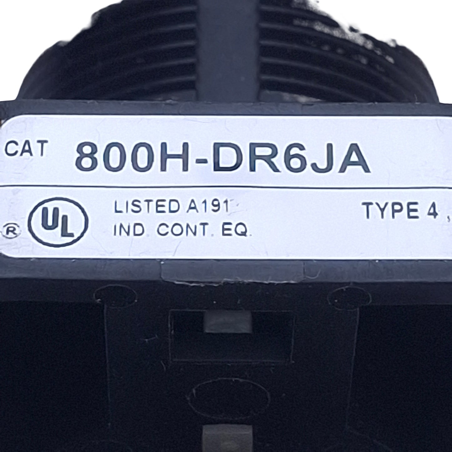 New – Open box Allen Bradley 800H-DR6JA Jumbo Red Mushroom Momentary Pushbutton Switch 600V 10A
