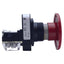New – Open box Allen Bradley 800H-DR6JA Jumbo Red Mushroom Momentary Pushbutton Switch 600V 10A