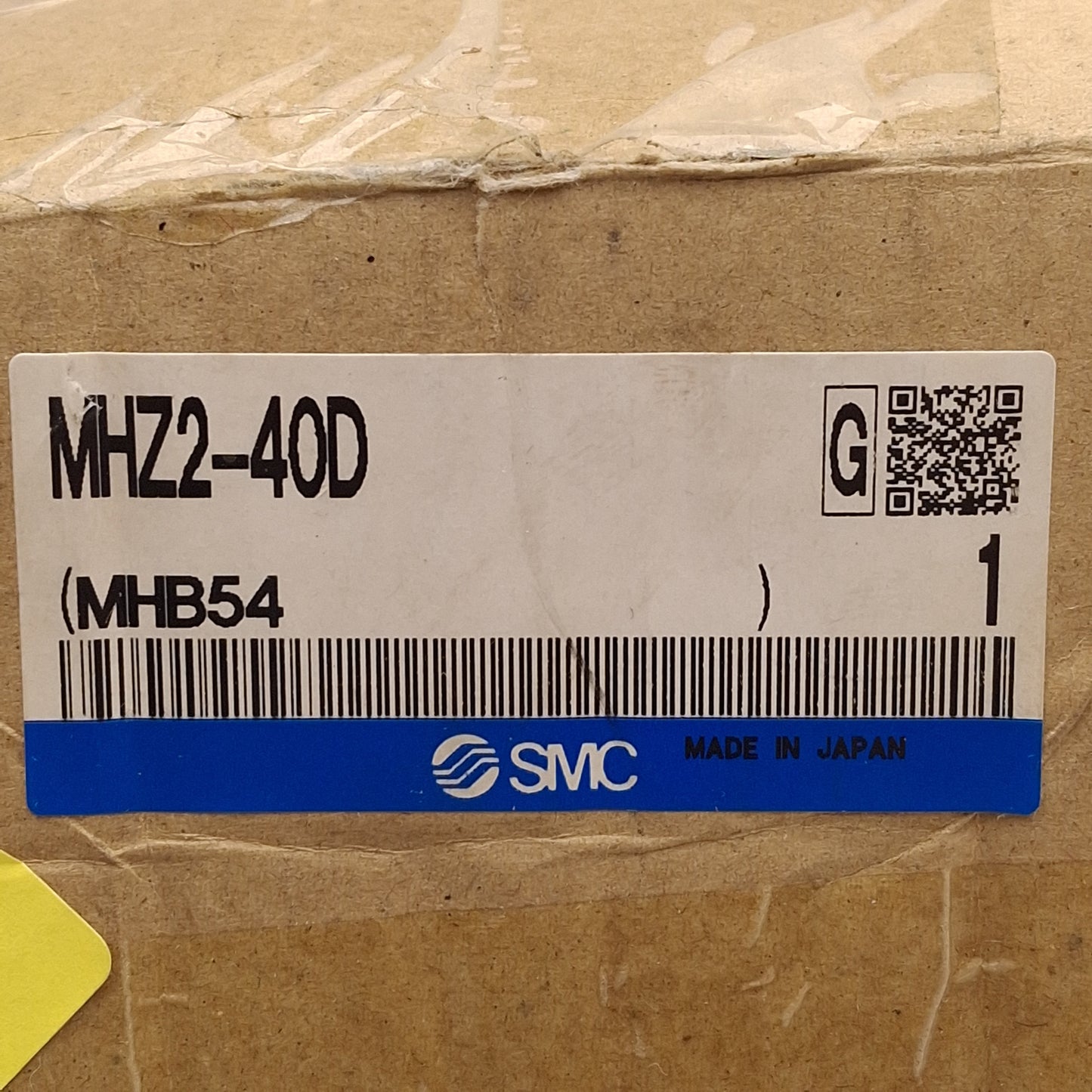 New SMC MHZ2-40D Parallel Air Gripper, ø40mm Bore, 30mm Stroke, 0.1-0.7MPa, M5x0.8