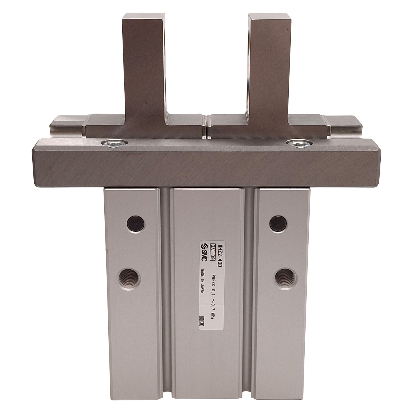 New SMC MHZ2-40D Parallel Air Gripper, ø40mm Bore, 30mm Stroke, 0.1-0.7MPa, M5x0.8