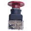 New – Open box Allen Bradley 800H-DR6JA Jumbo Red Mushroom Momentary Pushbutton Switch 1NO+1NC
