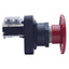 New – Open box Allen Bradley 800H-DR6JA Jumbo Red Mushroom Momentary Pushbutton Switch 1NO+1NC