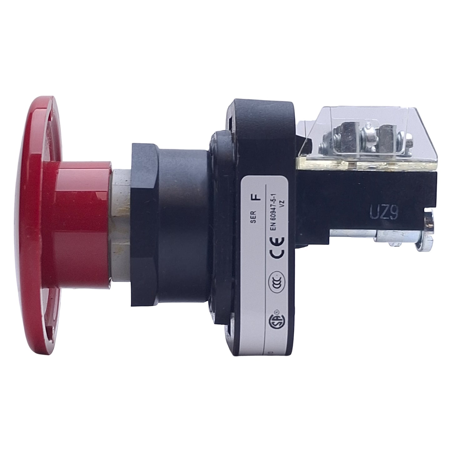 New – Open box Allen Bradley 800H-DR6JA Jumbo Red Mushroom Momentary Pushbutton Switch 1NO+1NC