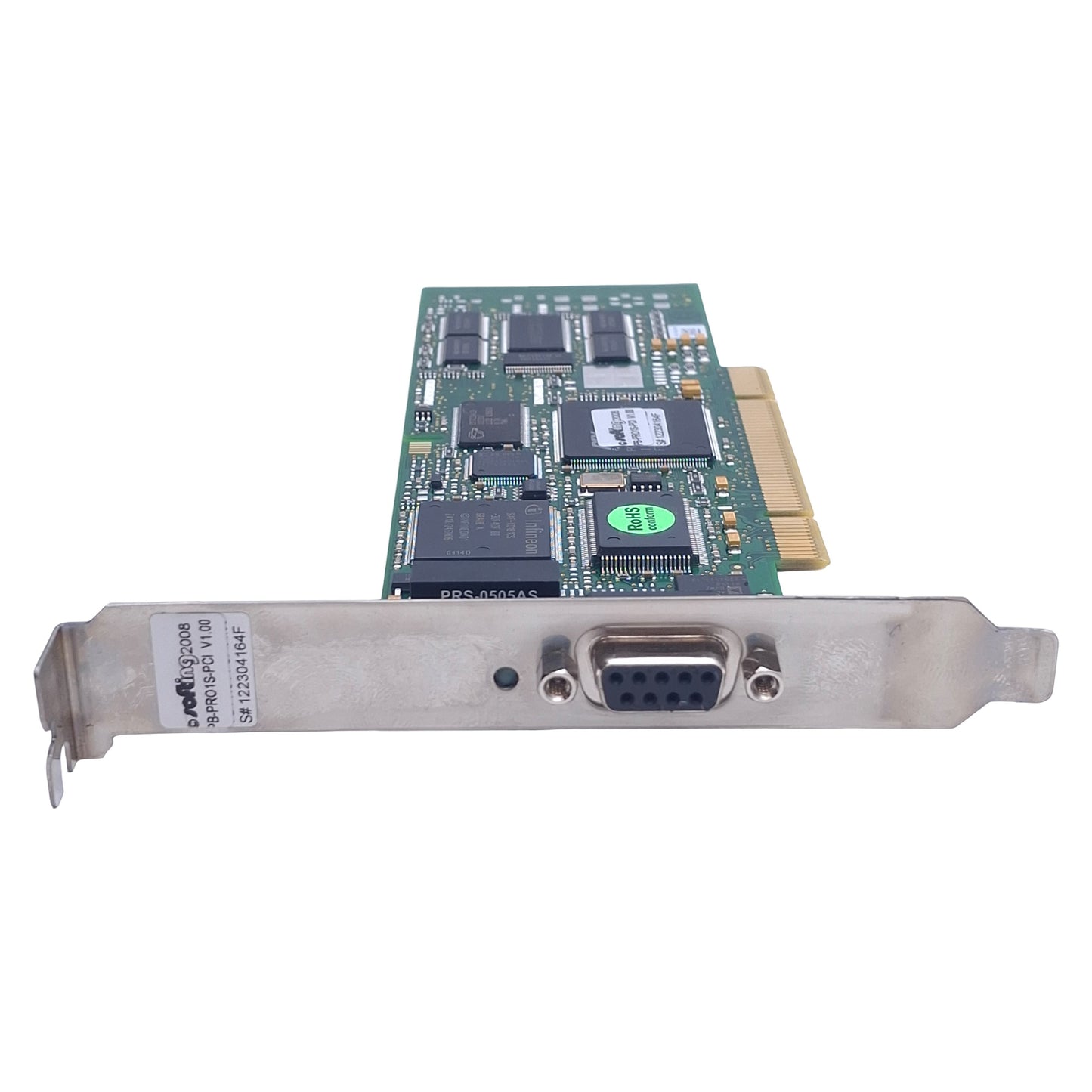 Used Softing PB-PRO1S-PCI Universal Slave PCI Board 9-Pin D-Sub Female, 5VDC 500mA
