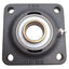 Used INA GRAE 30 NPPB Flange Mounted Ball Bearing, ø30mm ID, 4.25in x 4.25in