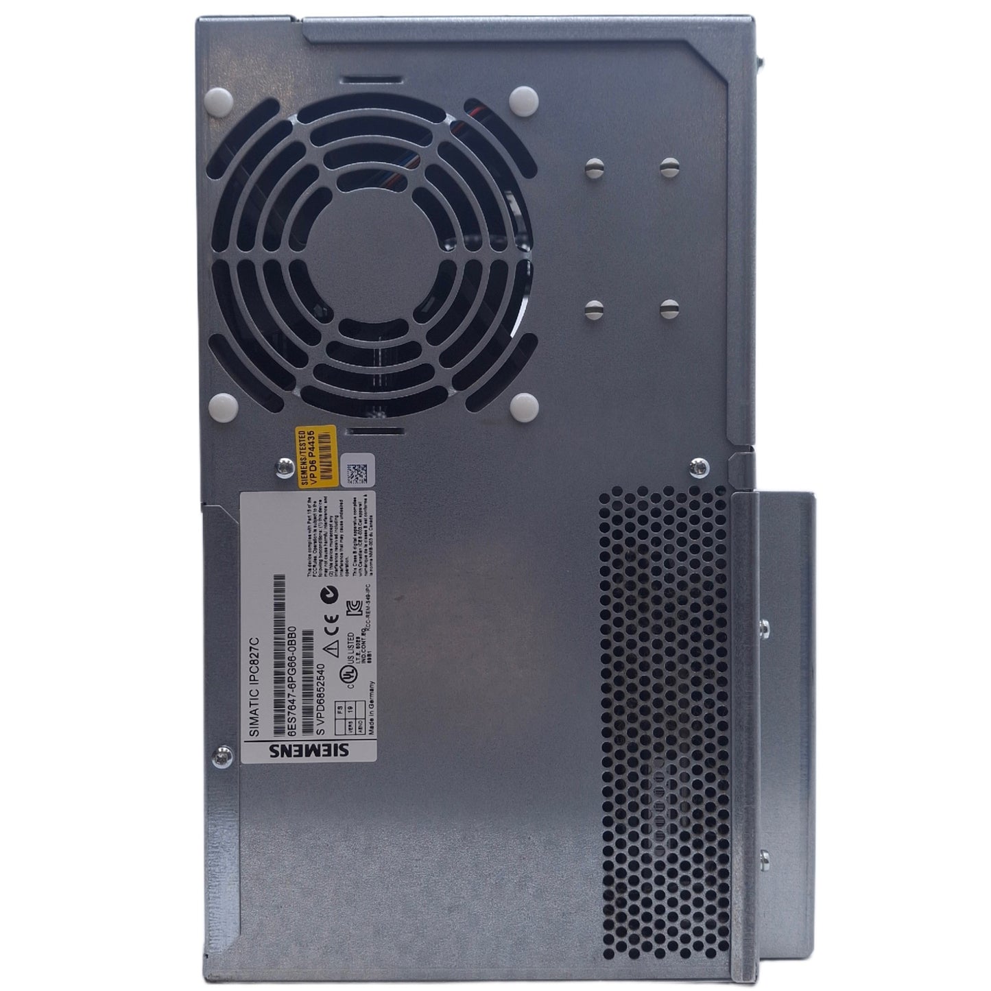 Used Siemens Simatic IPC827C Industrial PC i7 2.53GHz, (2x) 2GB DDR3 SDRAM, 24VDC