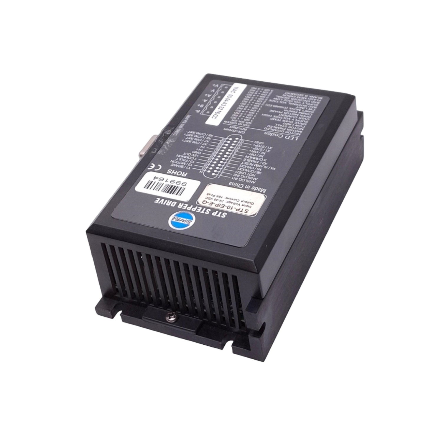Used Bimba STP-10-EIP-E-Q DC Programmable Stepper Drive, EthernetIP, 10A, 24-48VDC In