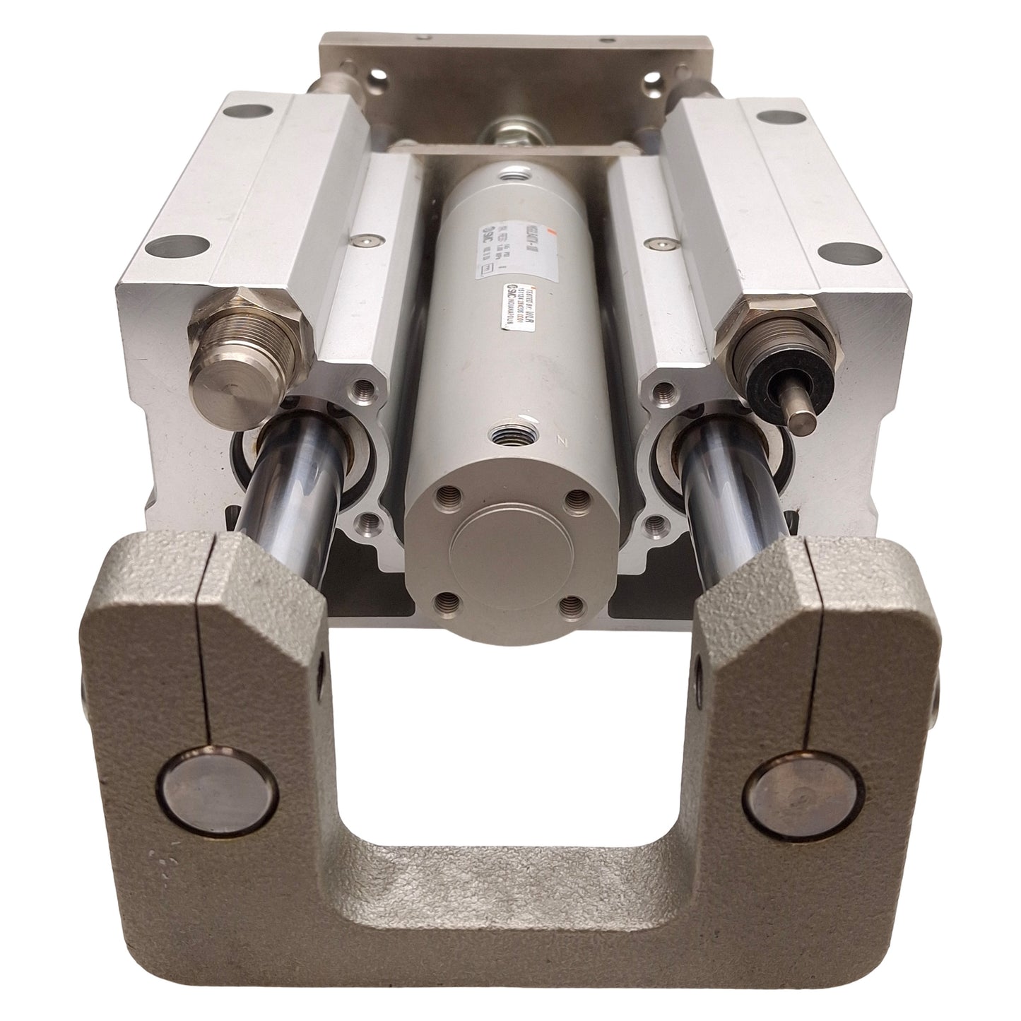 Used SMC MGGLB40TN-100 Guided Cylinder, ø40mm Bore, 100mm Stroke, 145psi, 1/8in NPT