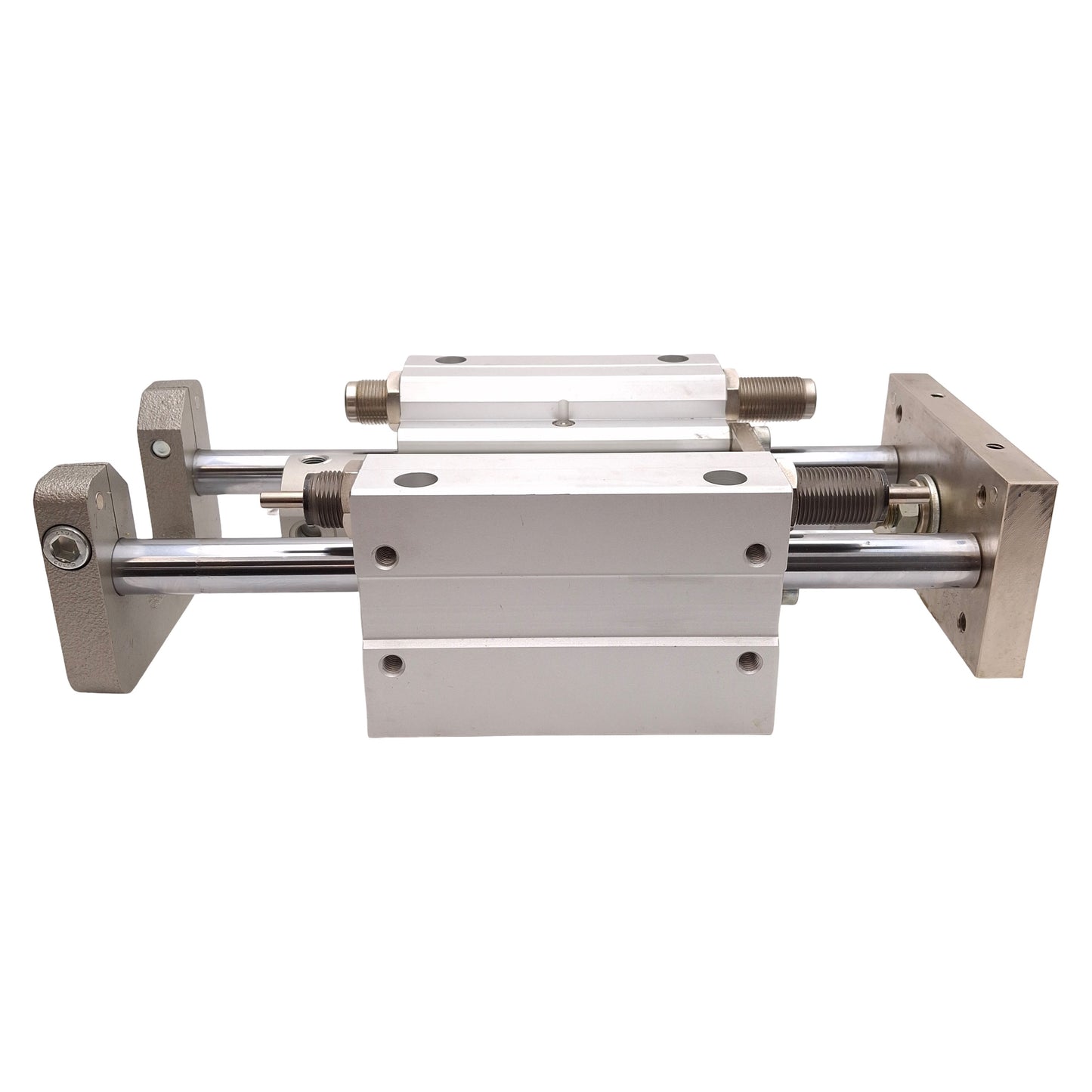 Used SMC MGGLB40TN-100 Guided Cylinder, ø40mm Bore, 100mm Stroke, 145psi, 1/8in NPT