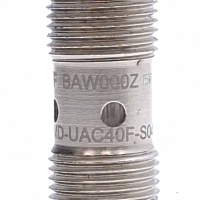 Used Balluff BAW000Z Inductive Sensor 2.5mm, Analog 0-10V Out, 15-30VDC, M12 Barrel