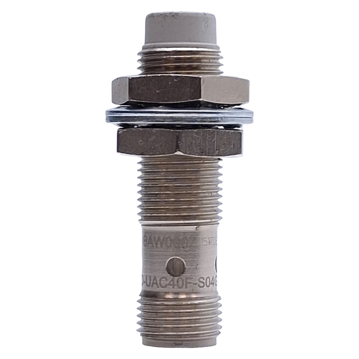 Used Balluff BAW000Z Inductive Sensor 2.5mm, Analog 0-10V Out, 15-30VDC, M12 Barrel