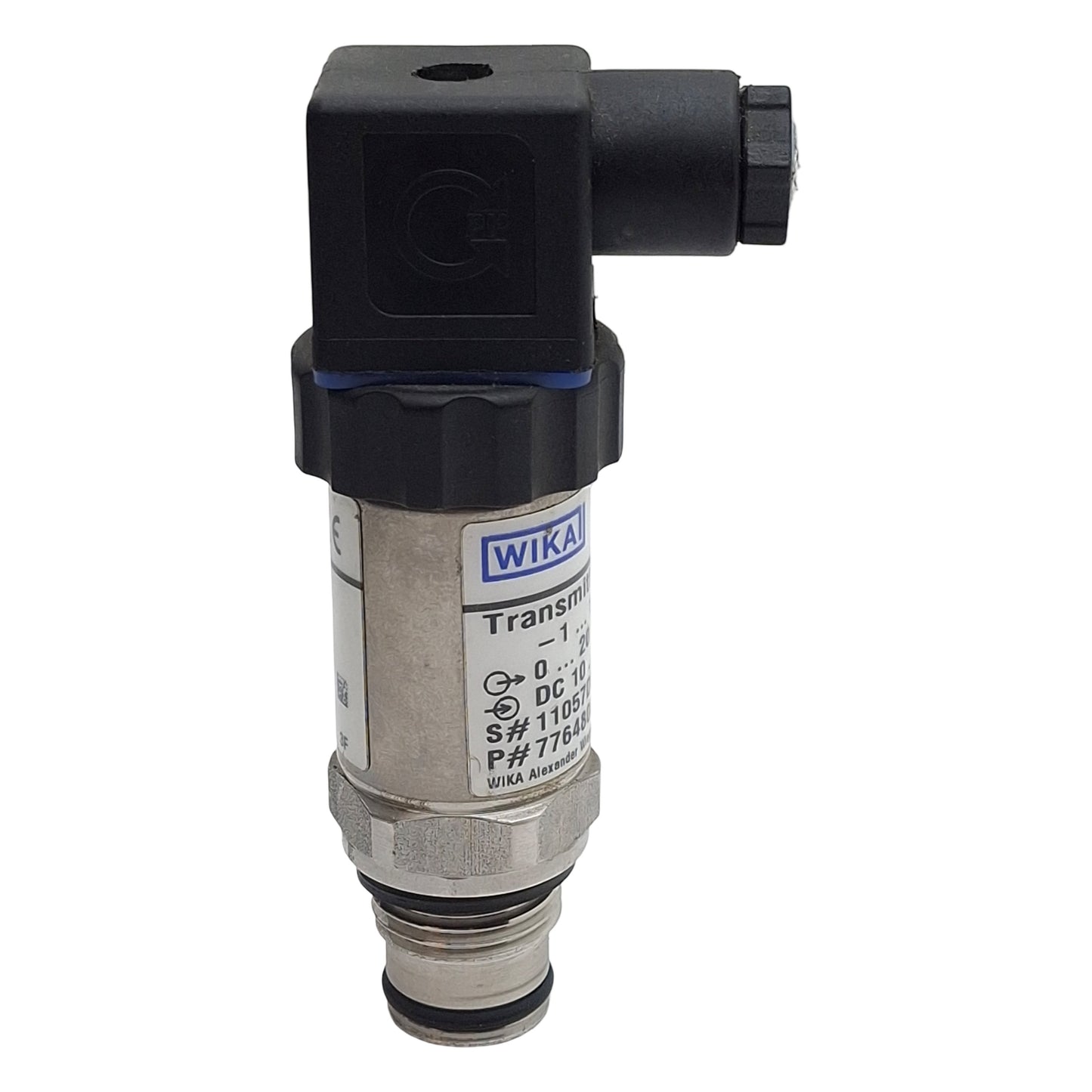 Used Wika S-11 7764800 Flush Pressure Transmitter -1~1bar Range, 0-20mA Out, 10-30VDC